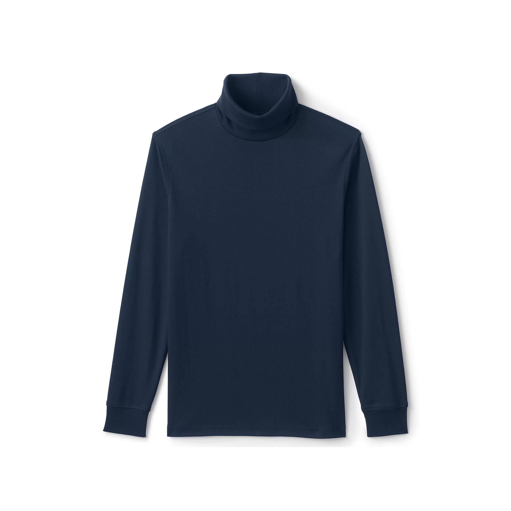 Men's Lands' End Super Soft Supima Turtleneck,  Product Image
