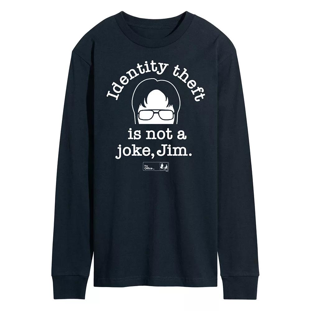Men's The Office Identity Theft Long Sleeve Tee,  Product Image