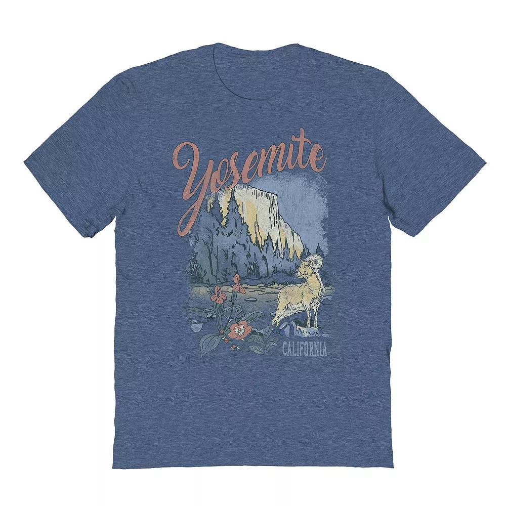 Mens COLAB89 by Threadless Yosemite Graphic Tee Grey Indigo Product Image