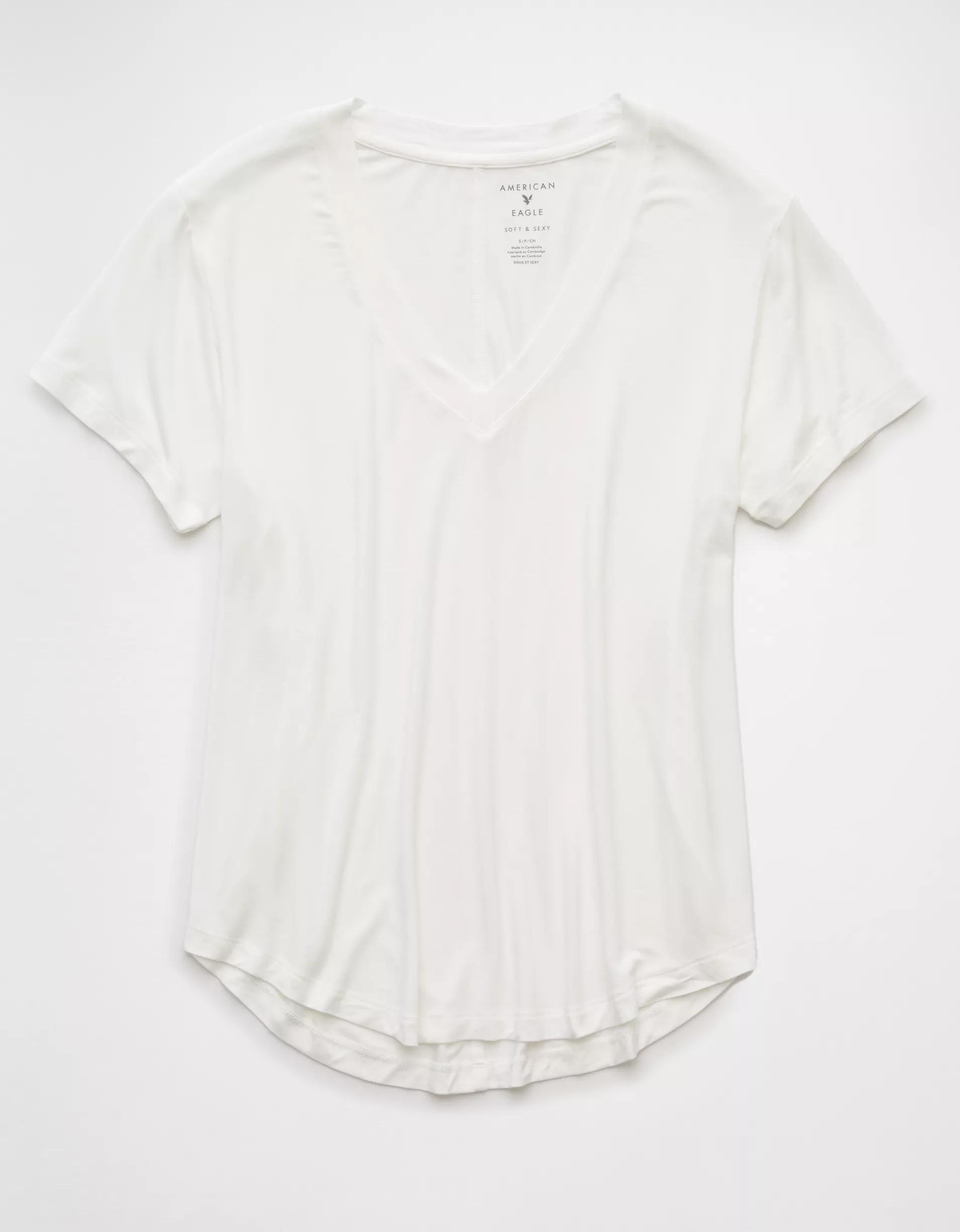 AE Soft & Sexy V-Neck T-Shirt Product Image