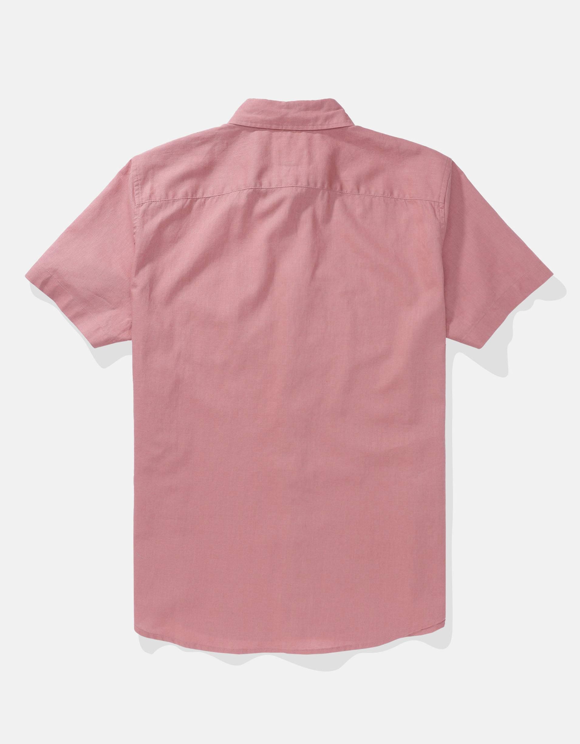 AE Poolside Printed Button-Up Shirt Product Image