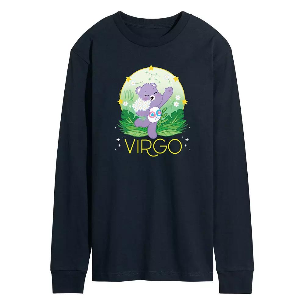 Men's Care Bears Virgo Long Sleeve Graphic Tee,  Product Image