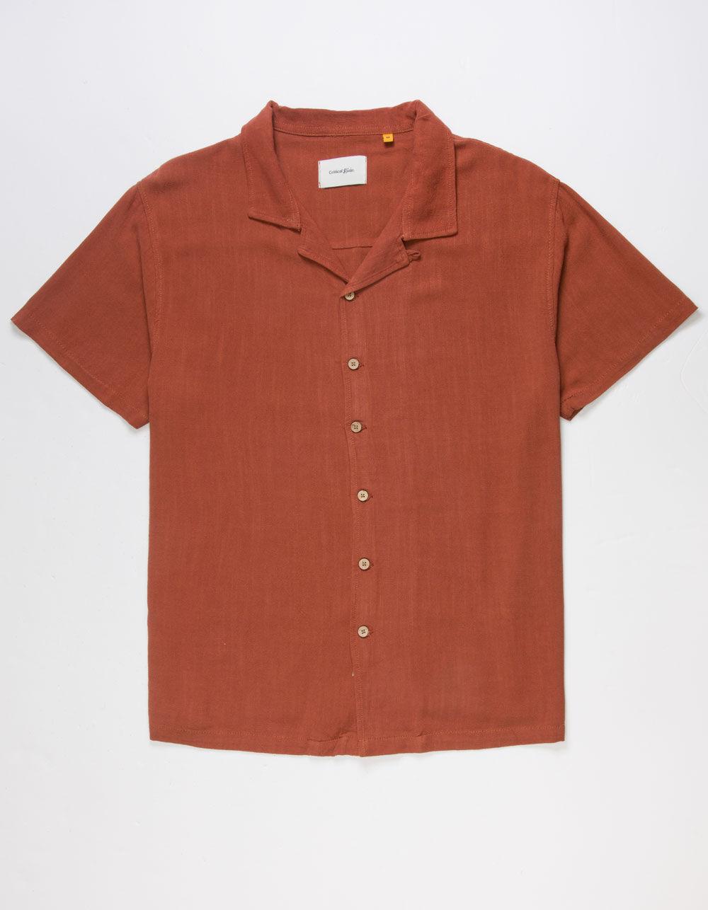 THE CRITICAL SLIDE SOCIETY Ernie Mens Resort Shirt - SEAFOAM Product Image