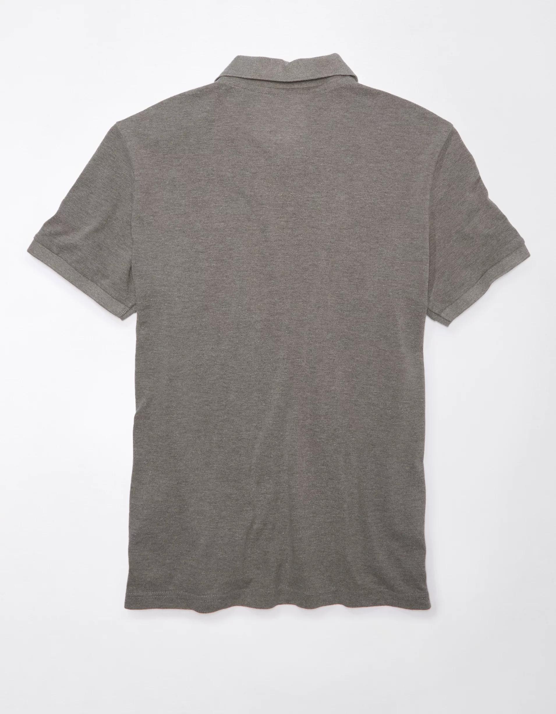 AE Lived-In Pique Polo Shirt Product Image