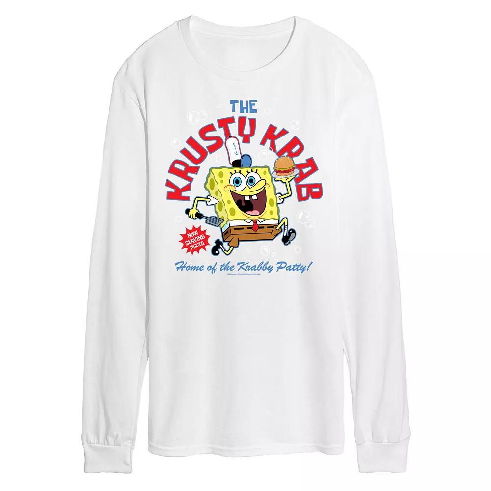 Men's Nickelodeon SpongeBob Squarepants Krusty Krab Long Sleeve,  Product Image