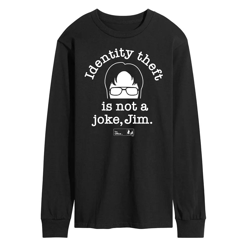Men's The Office Identity Theft Long Sleeve Tee,  Product Image