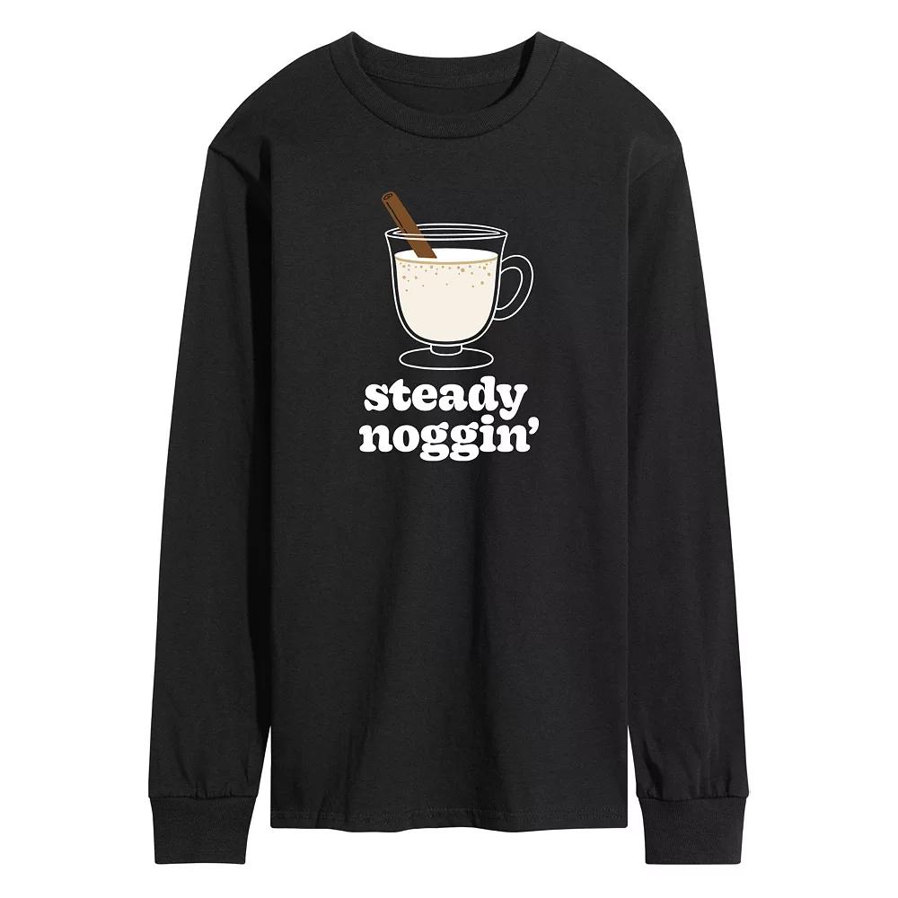 Men's Steady Noggin' Long Sleeve Graphic Tee,  Product Image