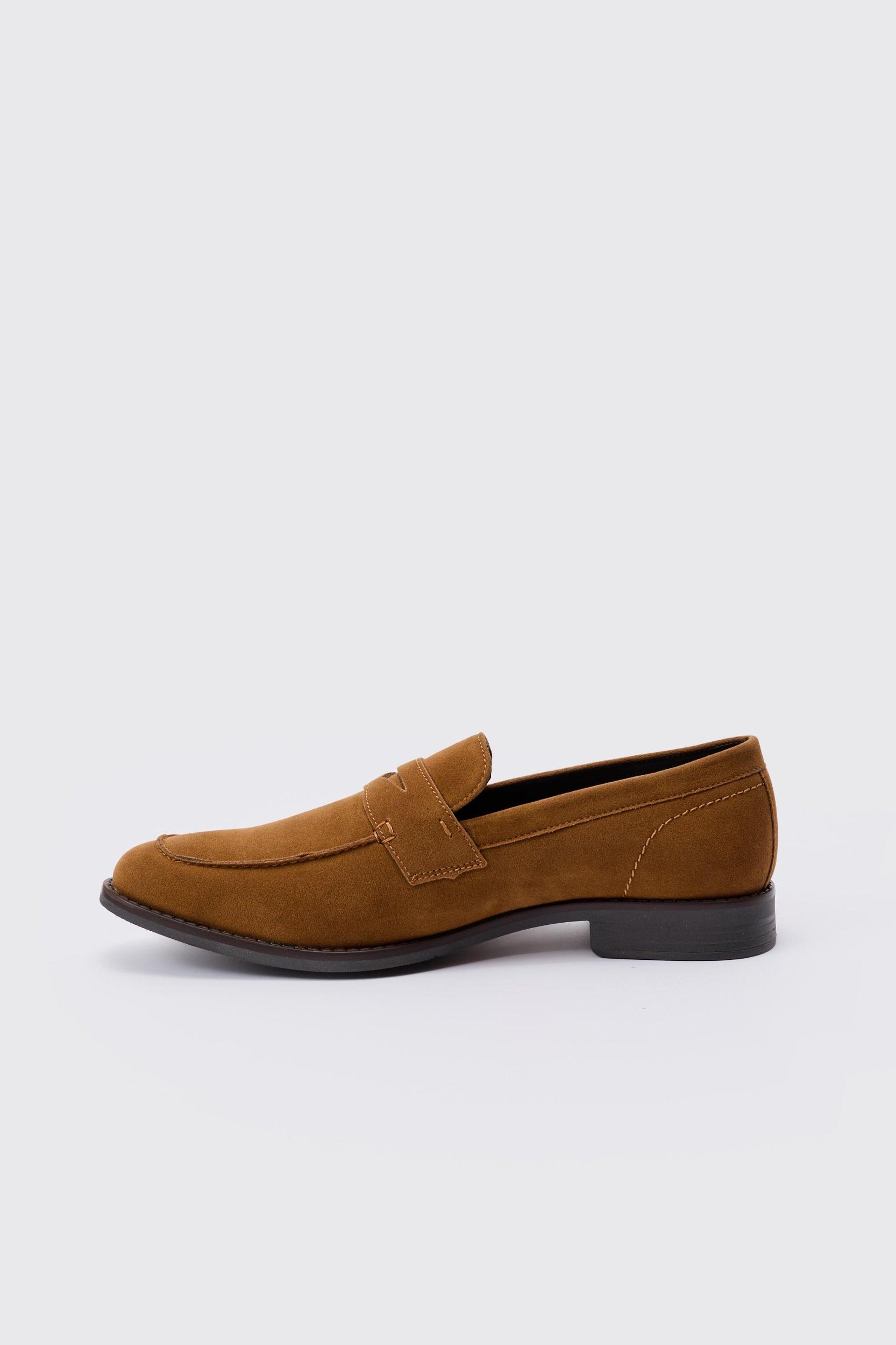 Faux Suede Loafer | boohooMAN USA Product Image