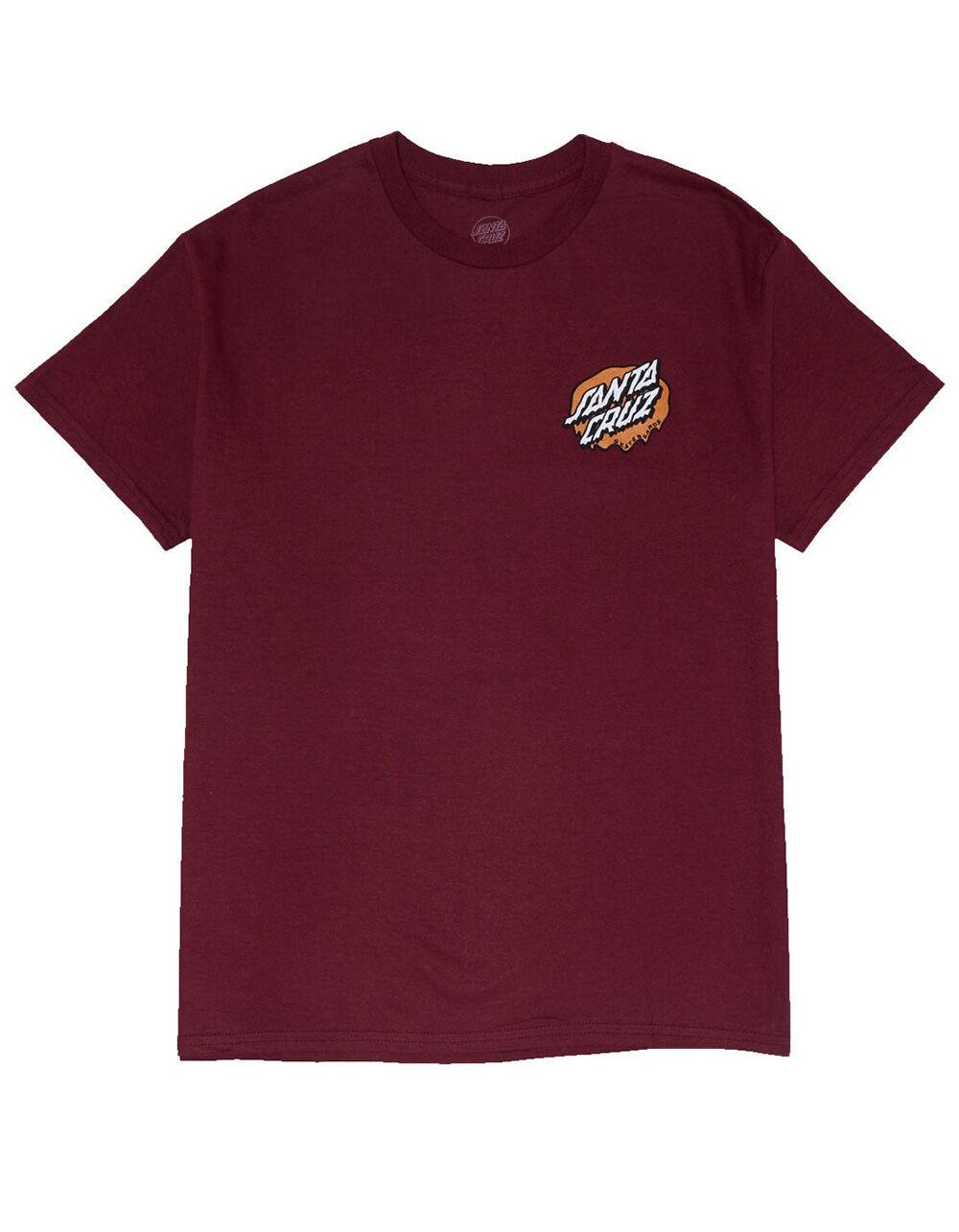 SANTA CRUZ Slime Scream Mens Tee - MAROON Product Image