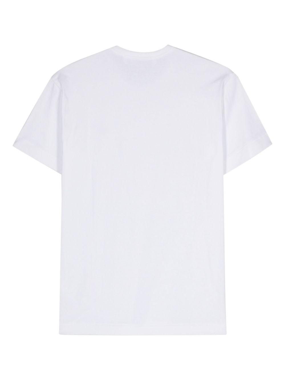 heart-patch cotton T-shirt Product Image