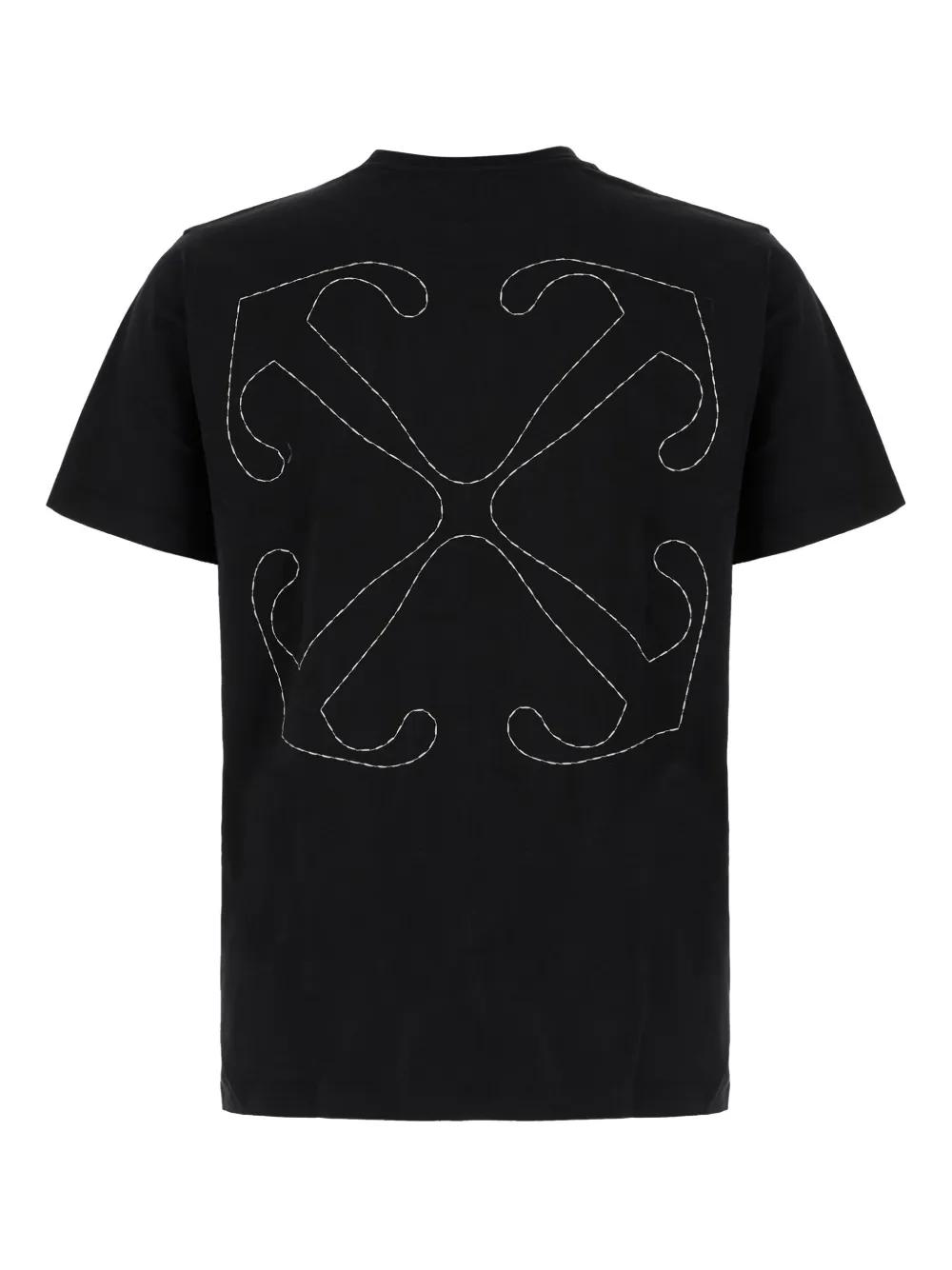 embroidered-logo cotton T-shirt Product Image