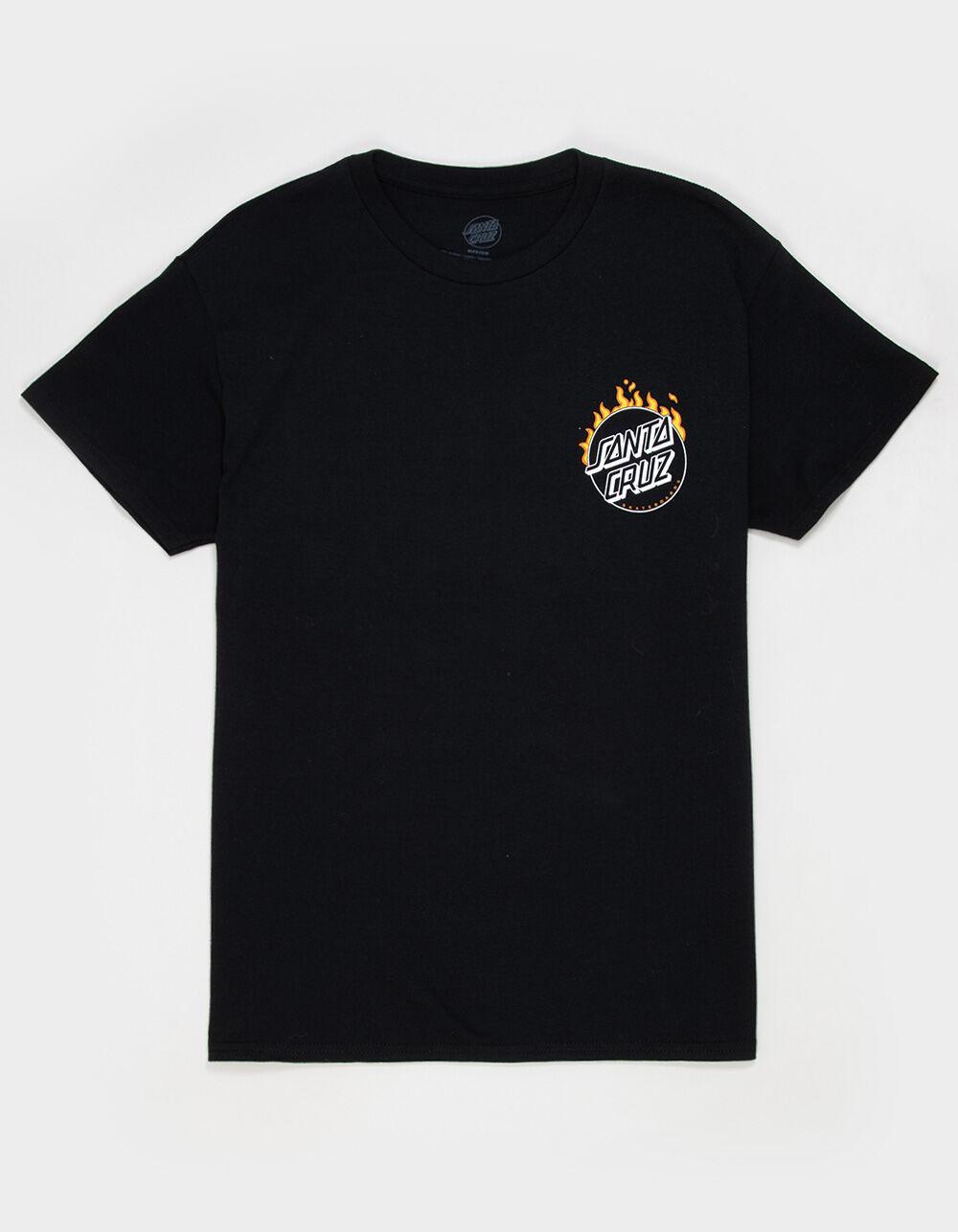 SANTA CRUZ Burnt Opus Dot Mens Tee - BLACK Product Image