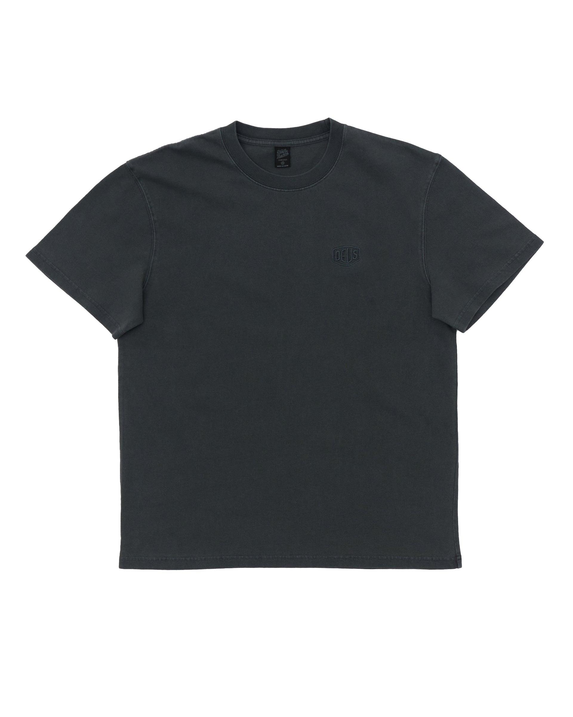 Shield Garment Dyed Tee - Anthracite Product Image