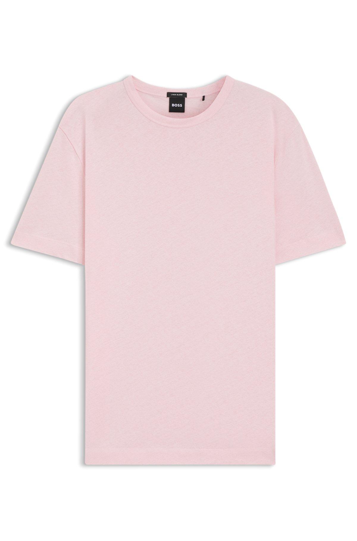 Cotton-linen T-shirt in a regular fit Product Image