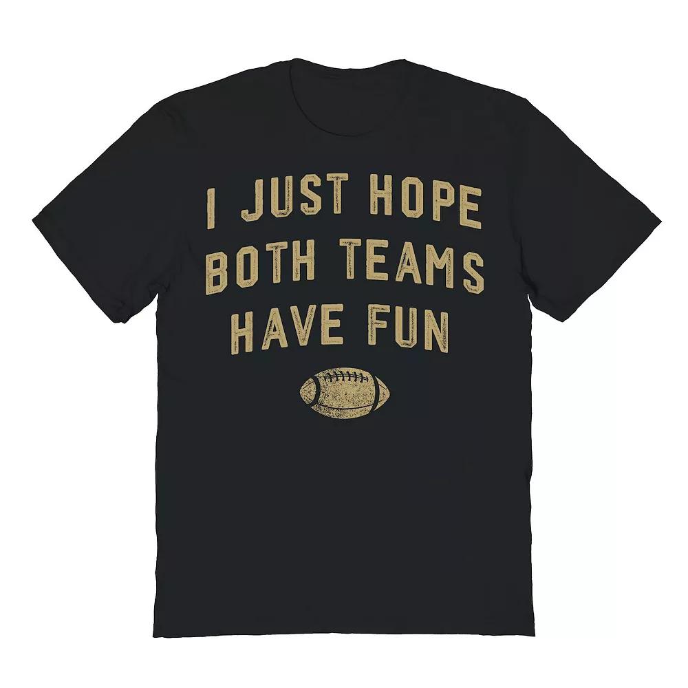 Men's Duke & Sons I Just Hope Both Teams Graphic Tee, Adult Unisex,  Product Image
