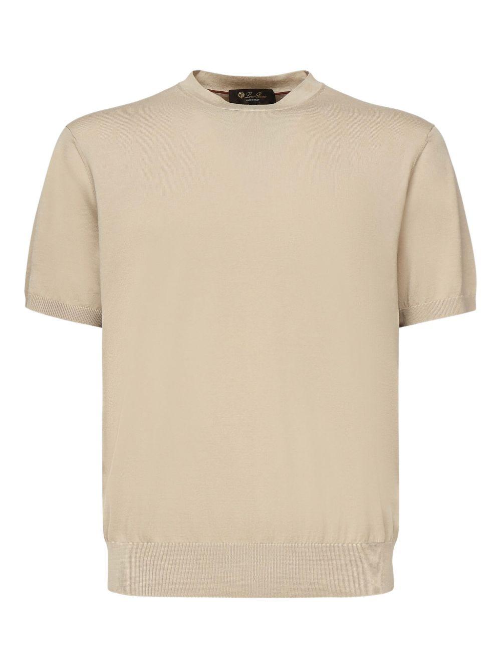 short-sleeve cotton top Product Image