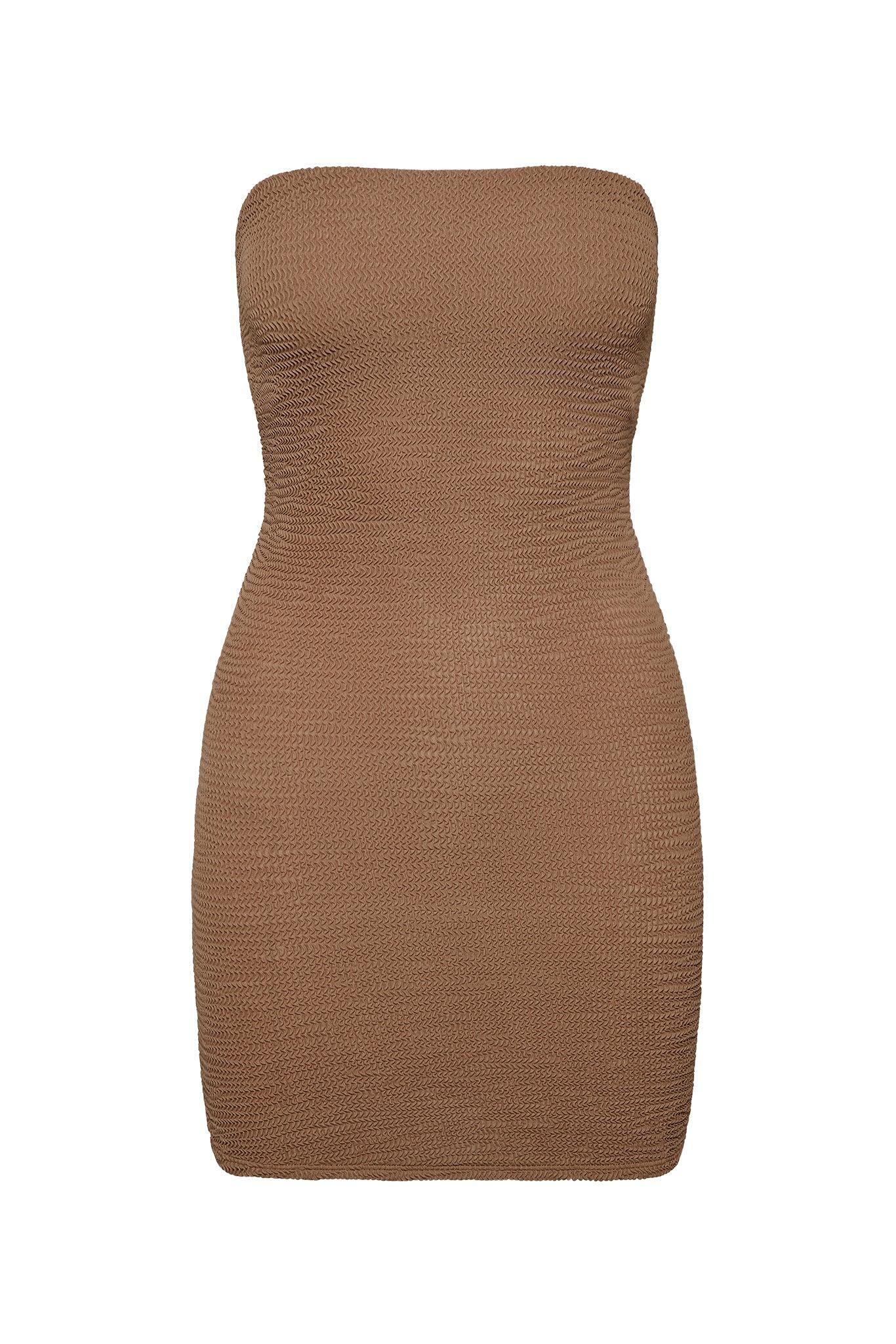 Bimini Dress - Husk Crinkle Product Image