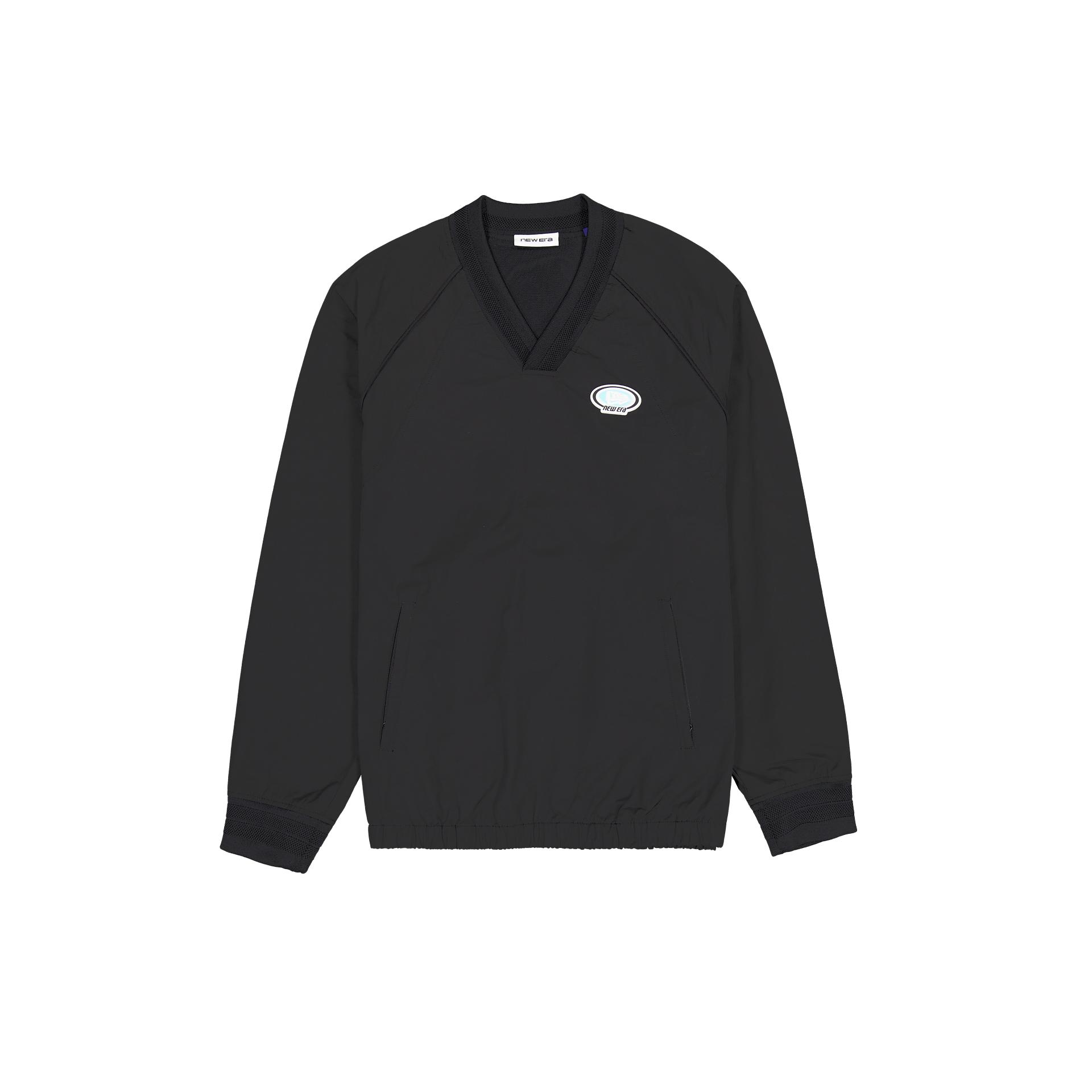 Larkin Black Track Pullover Jacket Male Product Image