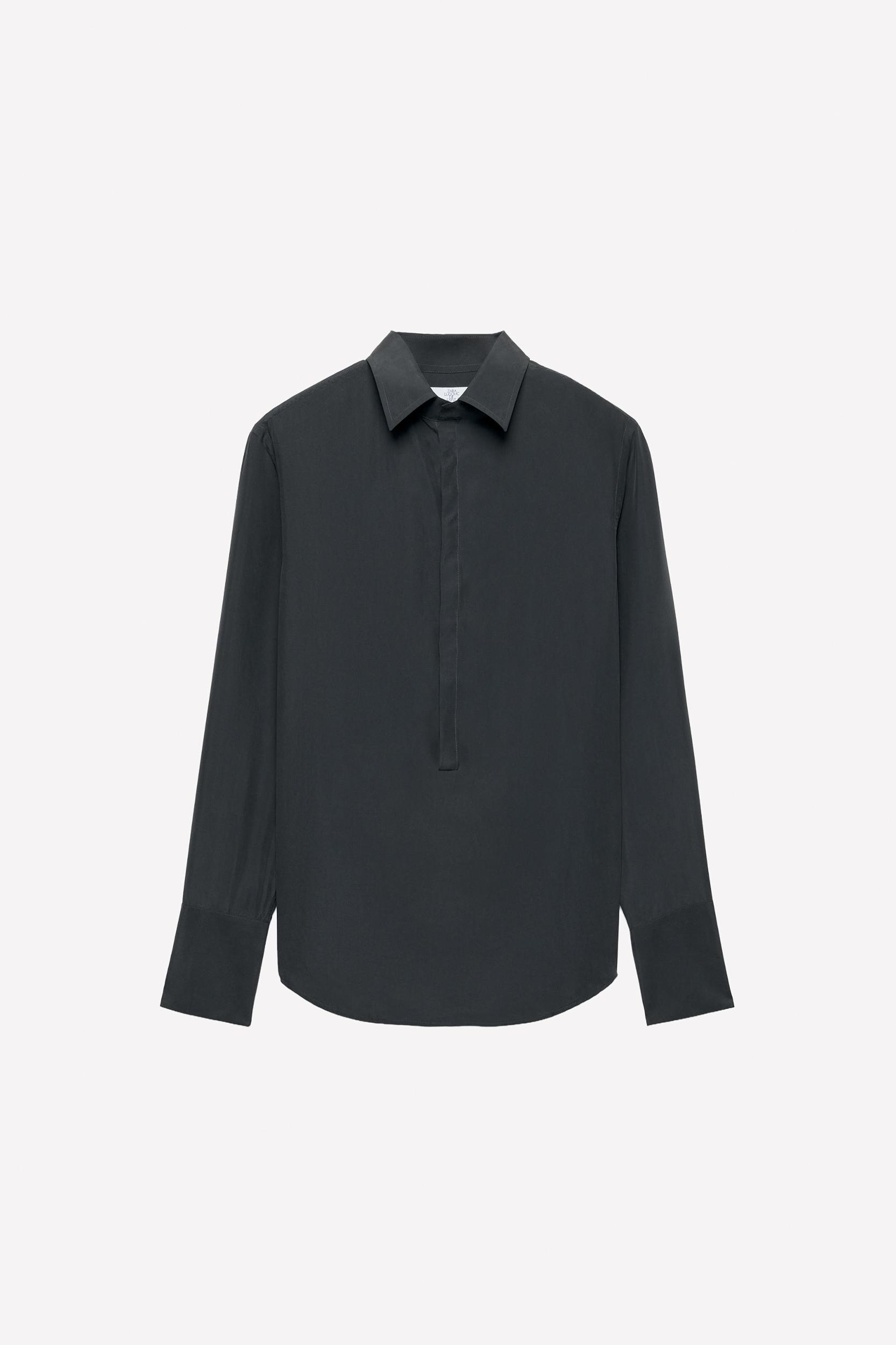 LUDOVIC DE SAINT SERNIN x ZARA SILK POLO SHIRT Product Image