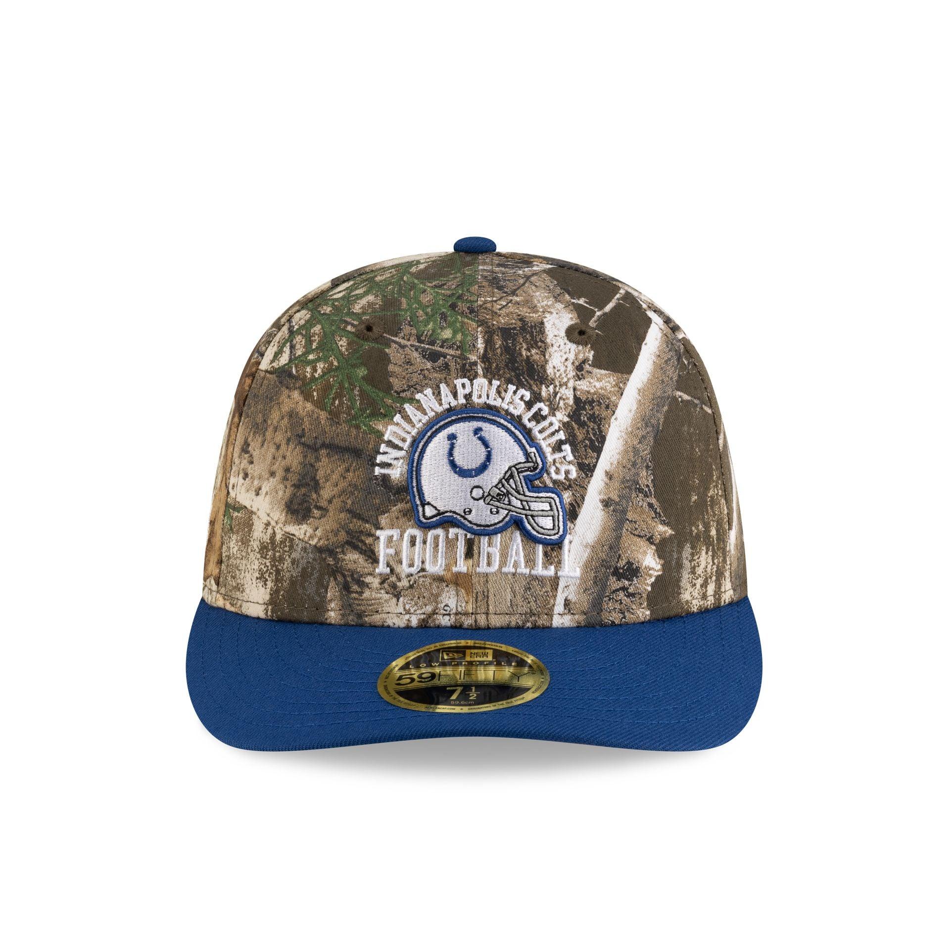Just Caps Realtree Indianapolis Colts Low Profile 59FIFTY Fitted Hat Male Product Image