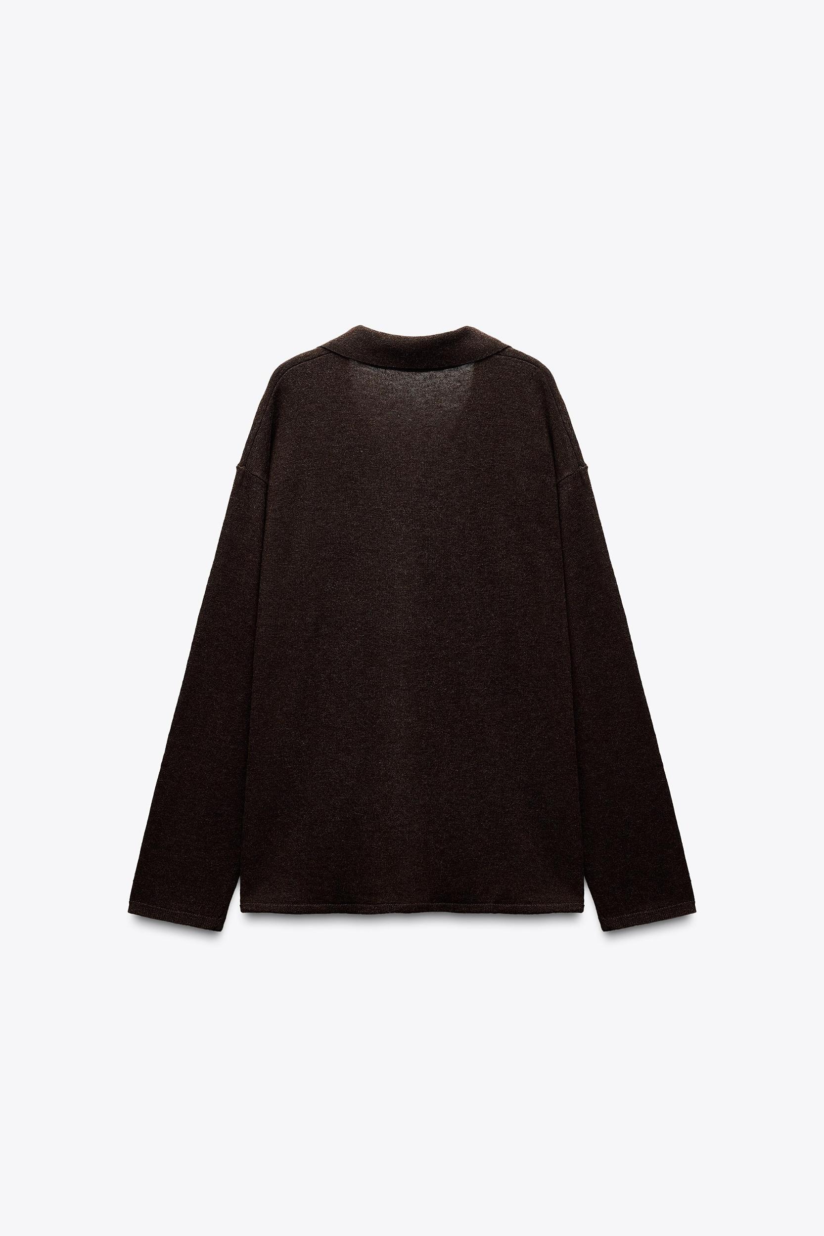 OVERSIZED 100% WOOL CARDIGAN Product Image