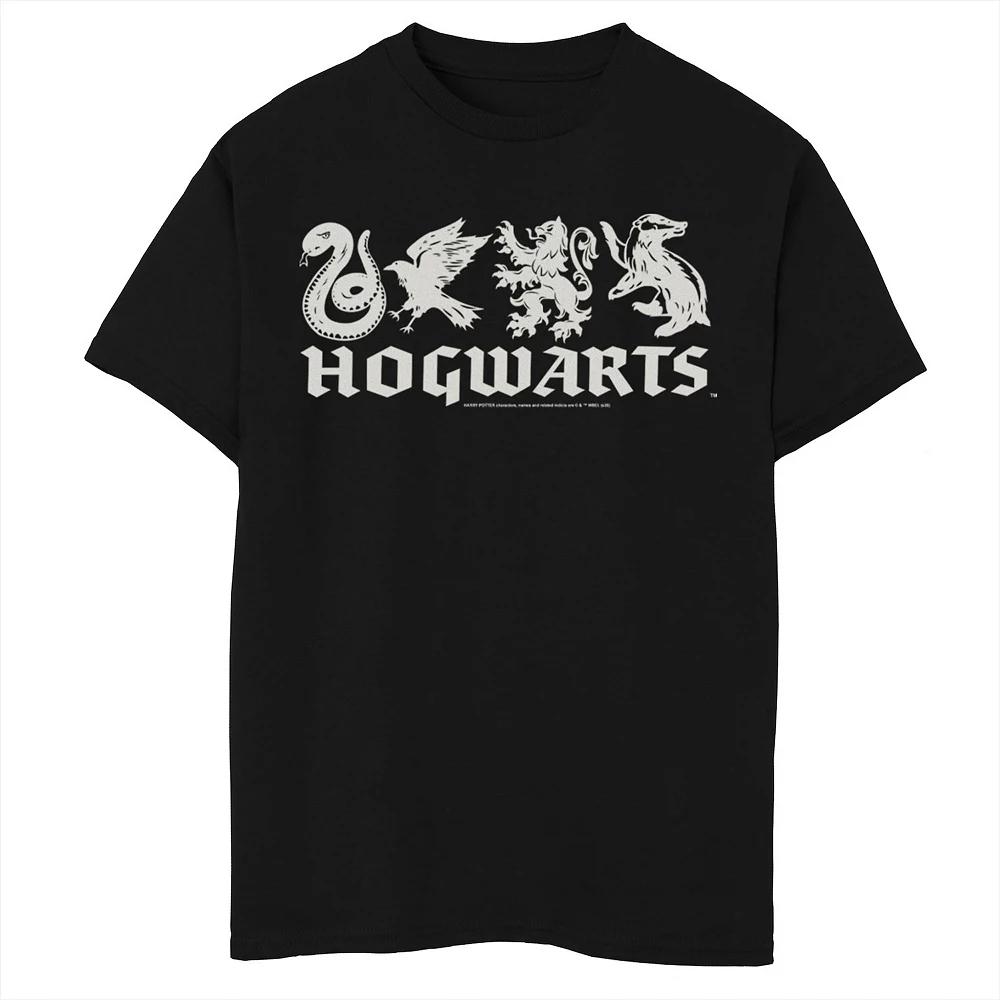 Boys Husky Harry Potter Hogwarts House Icons Graphic Tee, Boy's,  Product Image