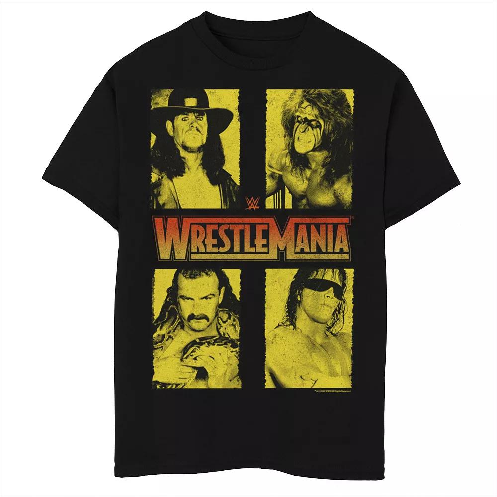 Boys WWE WrestleMania Undertaker Ultimate Warrior The Snake Hit Man Graphic Tee, Boy's,  Product Image