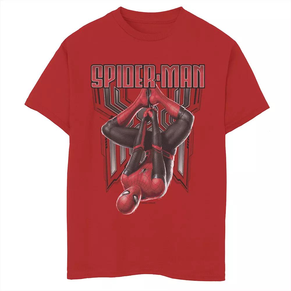 Boys 8-20 Marvel Spider-Man Far From Home Hanging Symbol Poster Graphic Tee, Boy's,  Product Image