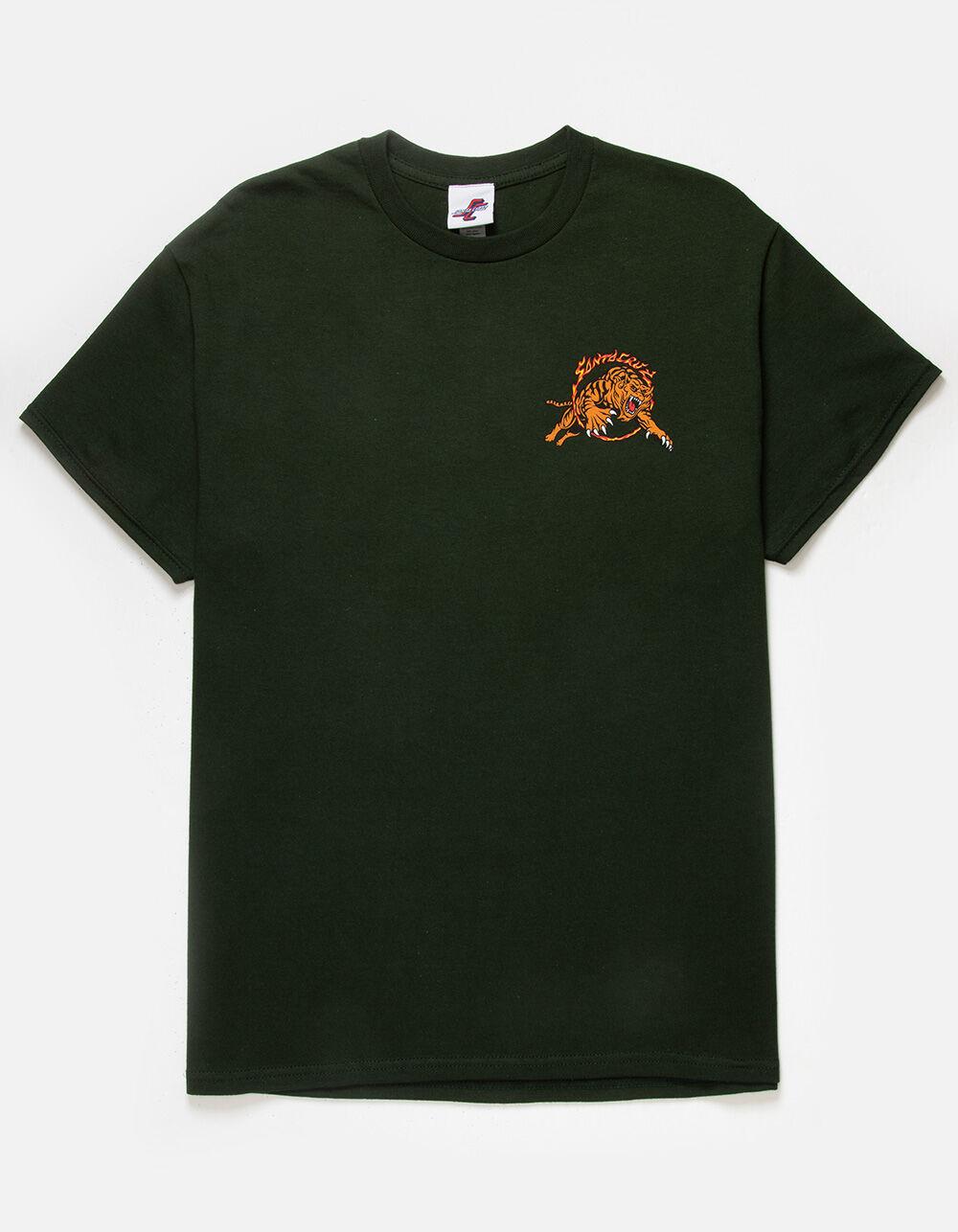 SANTA CRUZ Tiger Redux Mens Tee - FOREST Product Image