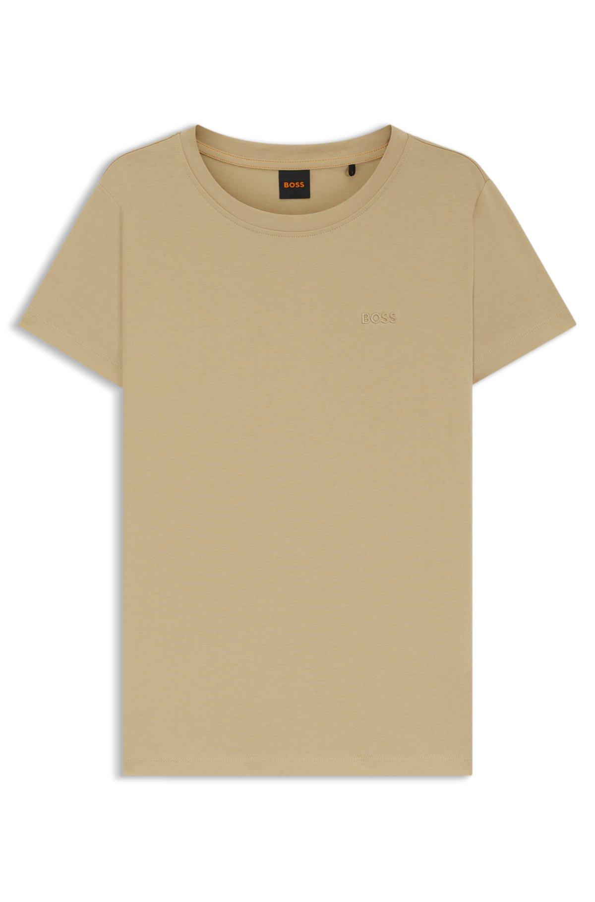 Cotton-jersey T-shirt with logo detail Product Image