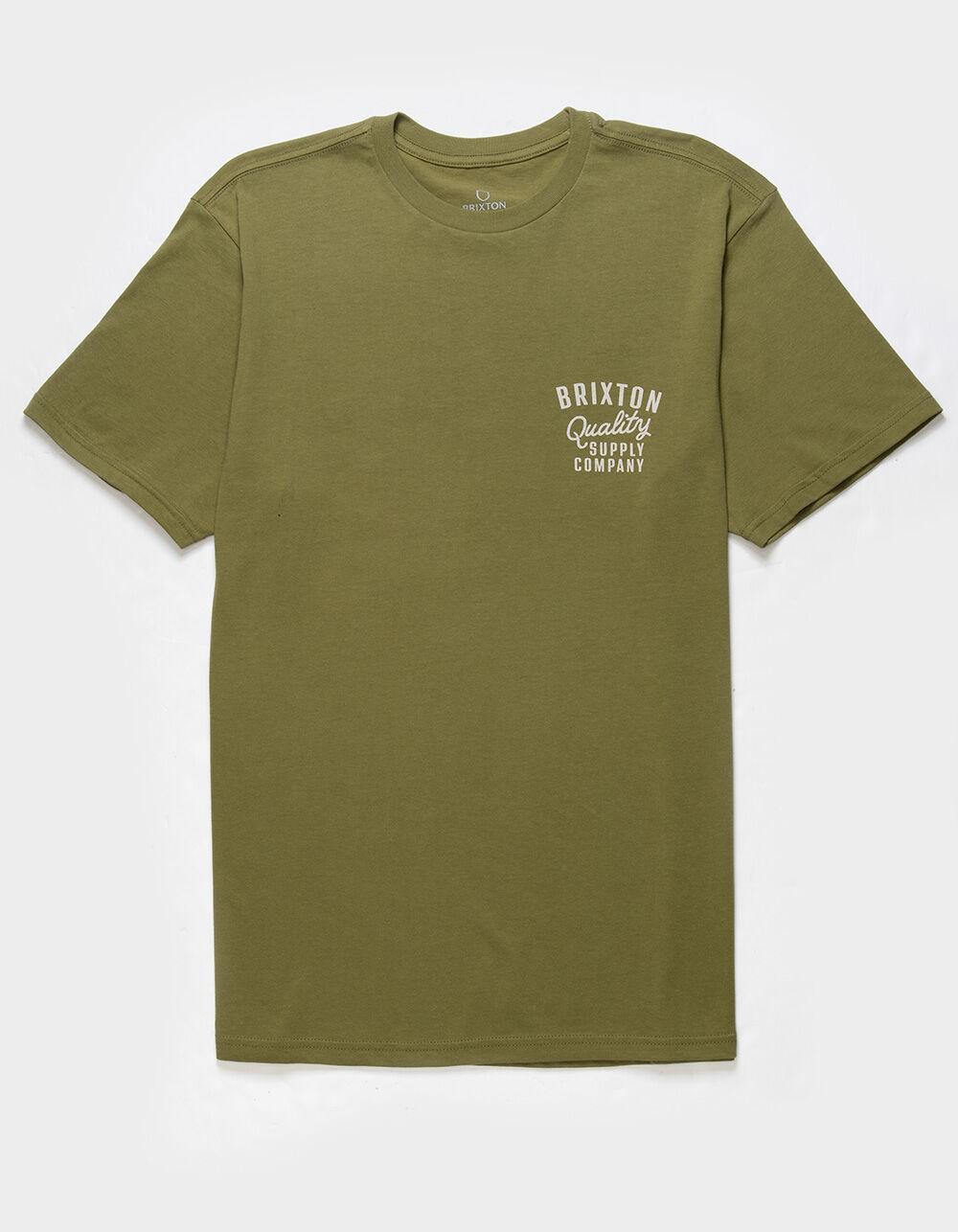 BRIXTON Hubal Mens Tee - GREEN Product Image