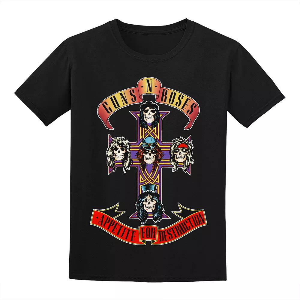 Men's Guns N' Roses Tee, Size: XL, Black Product Image