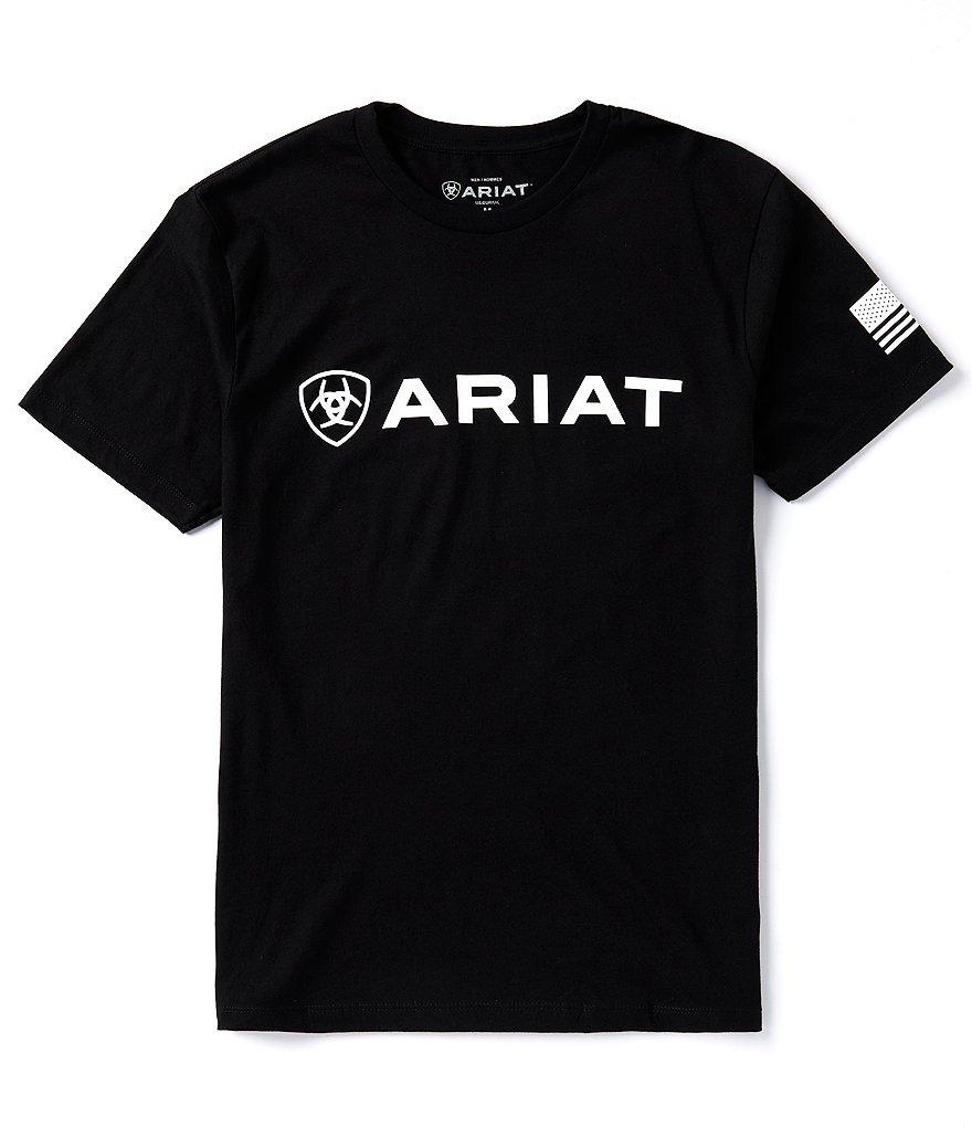 Ariat Shield Flag Short Sleeve Logo Graphic T-Shirt Product Image