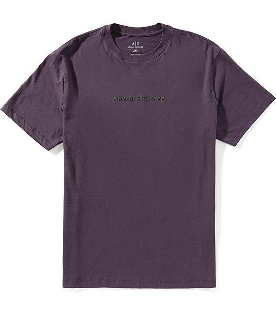 Armani Exchange Small Center Brand Logo Short Sleeve T-Shirt Product Image
