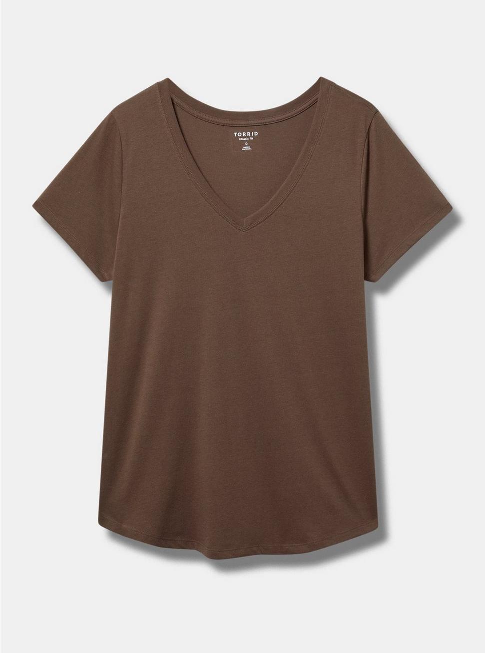 Girlfriend Signature Jersey V-Neck Tee Product Image