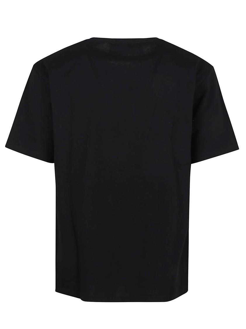 VALENTINO Crew Neck Short Sleeves T-shirts In Black Product Image