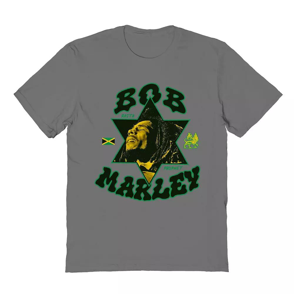 Men's Bob Marley Rasta Prophet Star Graphic Tee, Adult Unisex,  Product Image