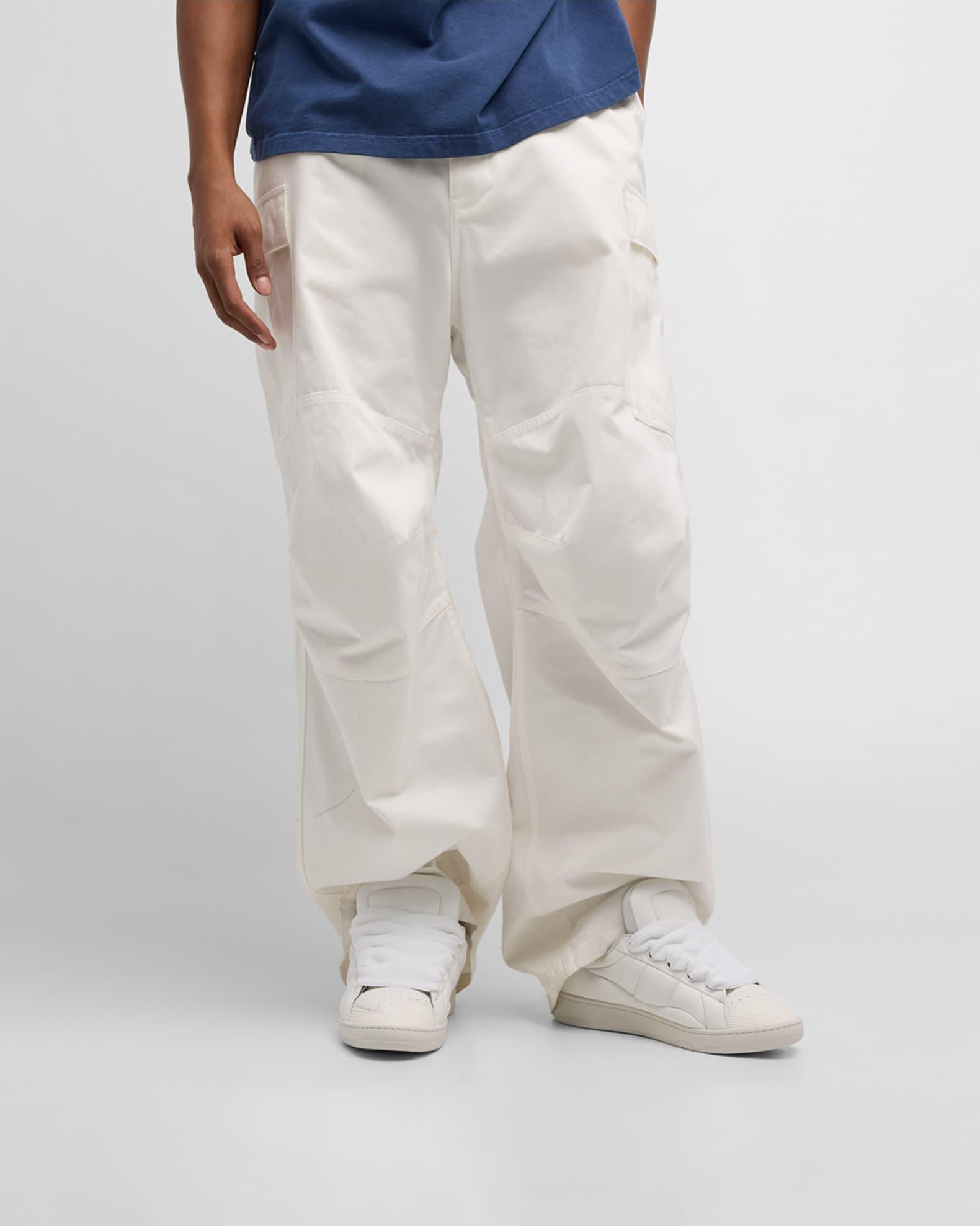 Men's Curb Quilted Leather Jumbo-Lace Sneakers Product Image