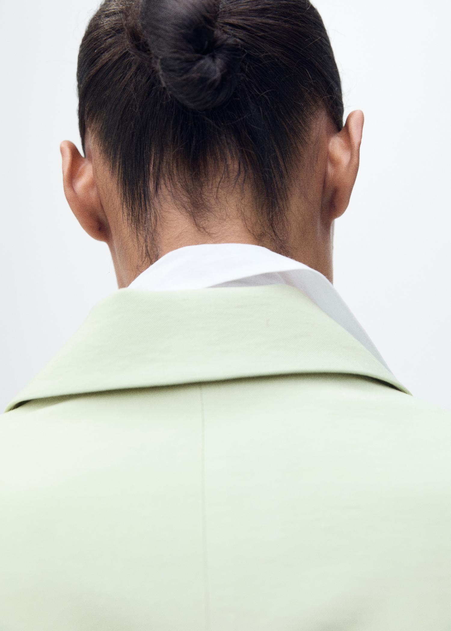 Straight-fit suit jacket - Women | MANGO USA Product Image