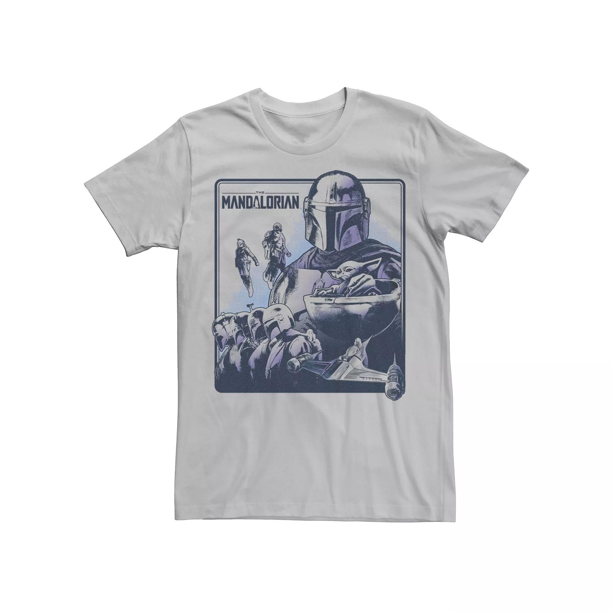 Men's Star Wars The Mandalorian Characters Collage Tee,  Product Image