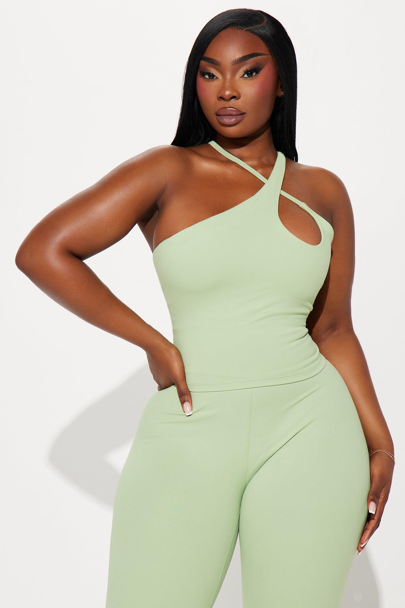 Flexion Super Soft Active Top - Sage Product Image