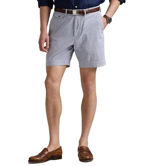 Polo Ralph Lauren Seersucker Stretch 7#double; Inseam Shorts Product Image