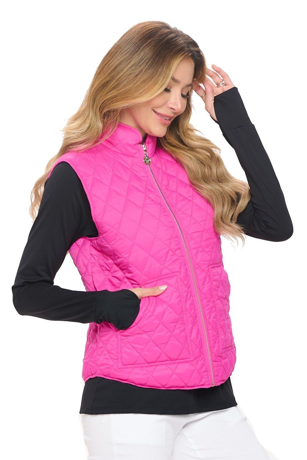 Pink Puffer Vest Product Image