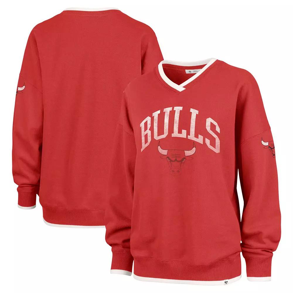 Women's '47 Red Chicago Bulls Rise Wax Pack Daze '80s Over Product Image