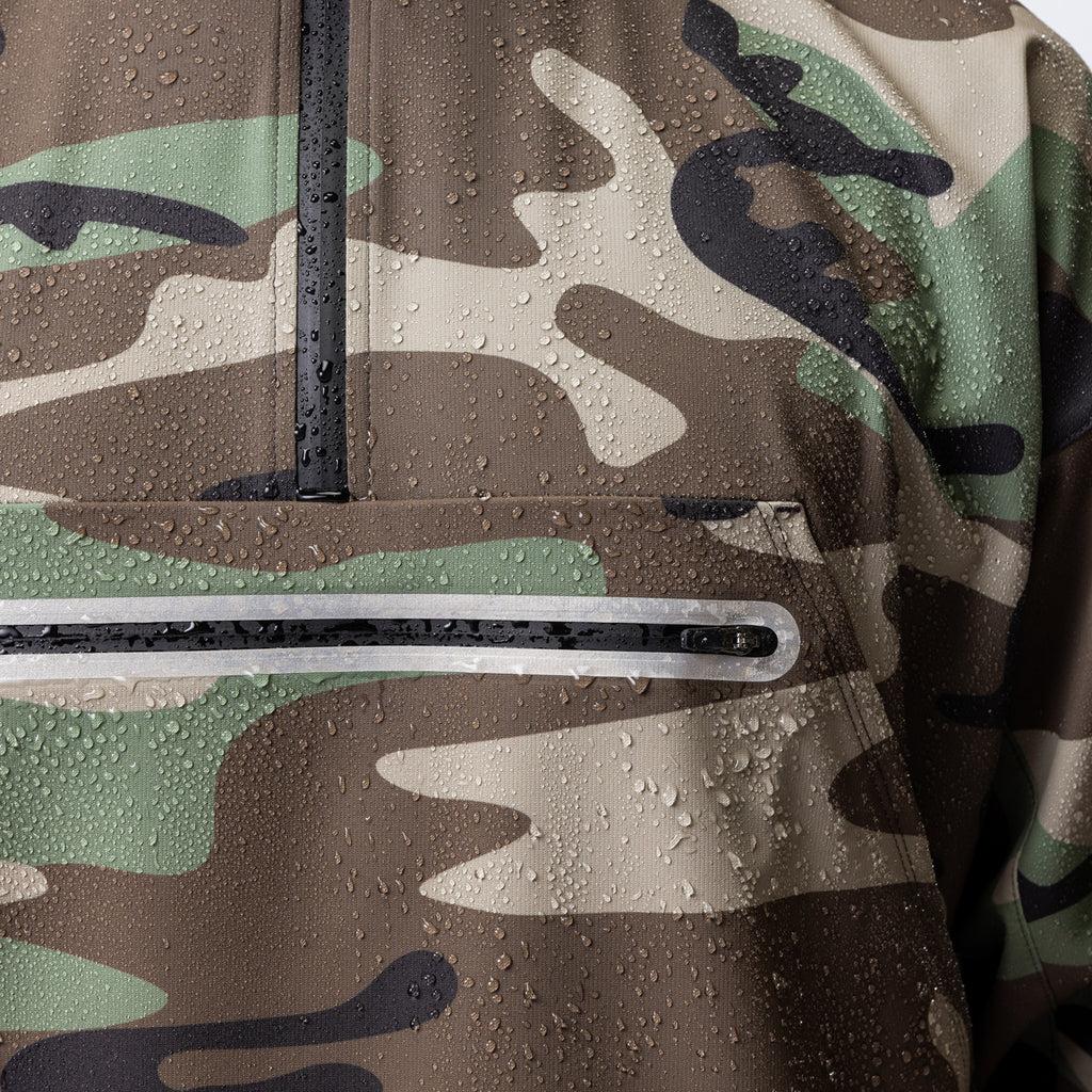 0717. Weather-Ready Anorak Jacket - Woodland Camo Product Image
