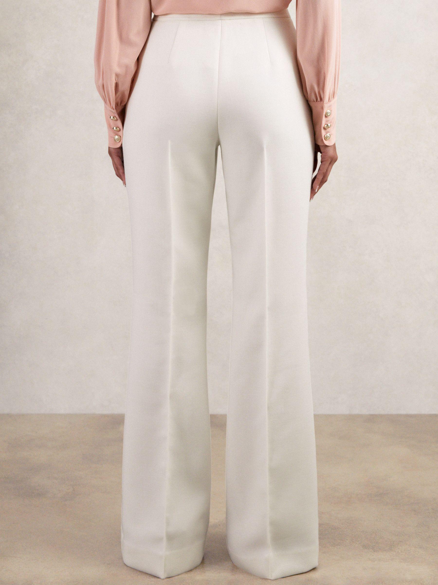 Petite Cotton Craft-Stitch Shirred Midi Dress in Khaki Product Image