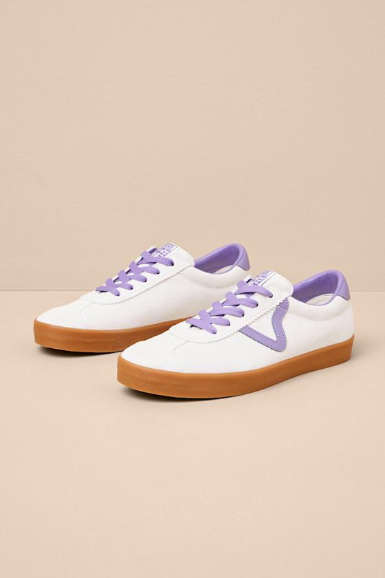 Sport Low Purple Haze Suede Lace-Up Sneakers Product Image