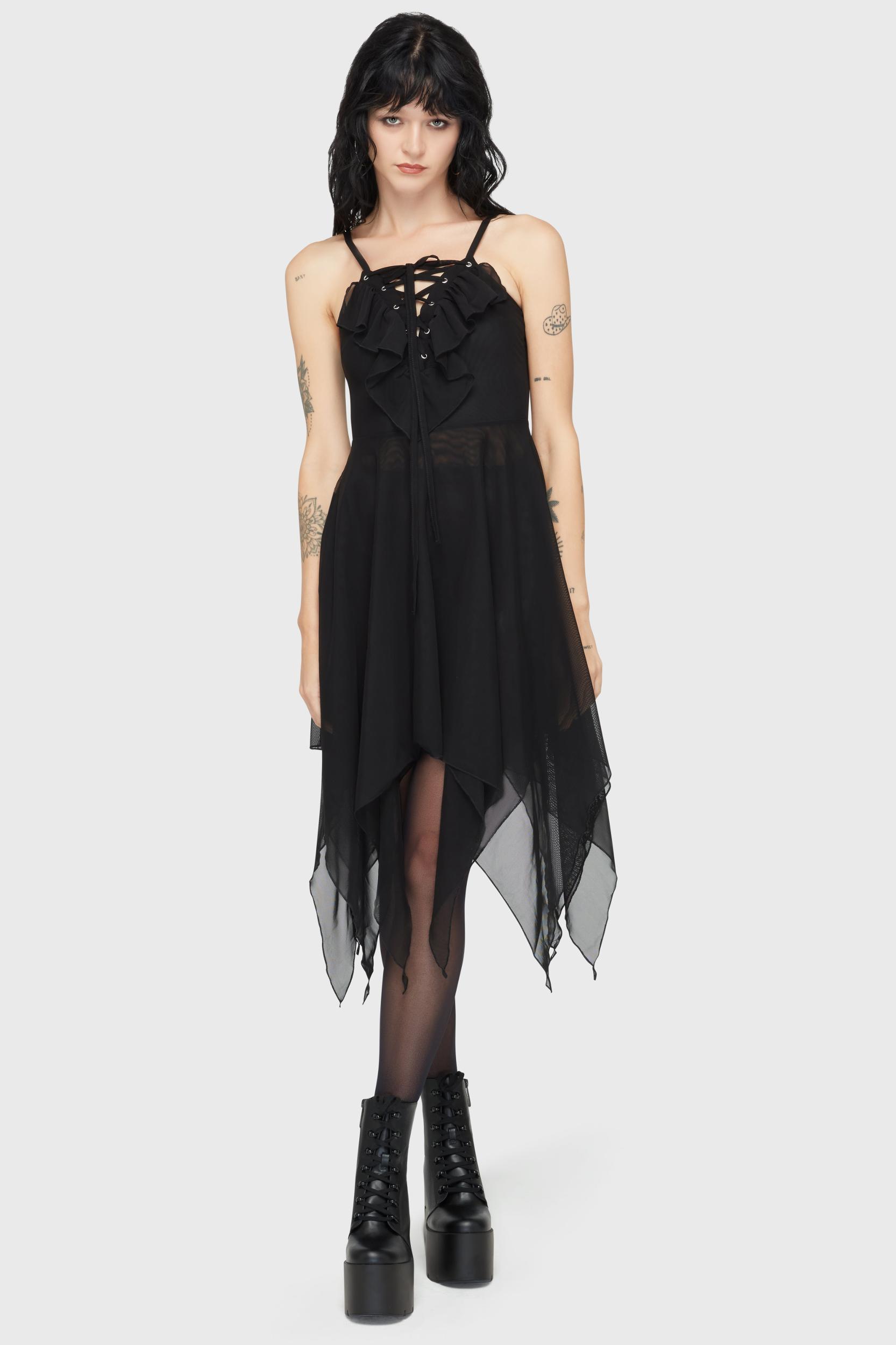 Anshee Lace-Up Dress Female Product Image