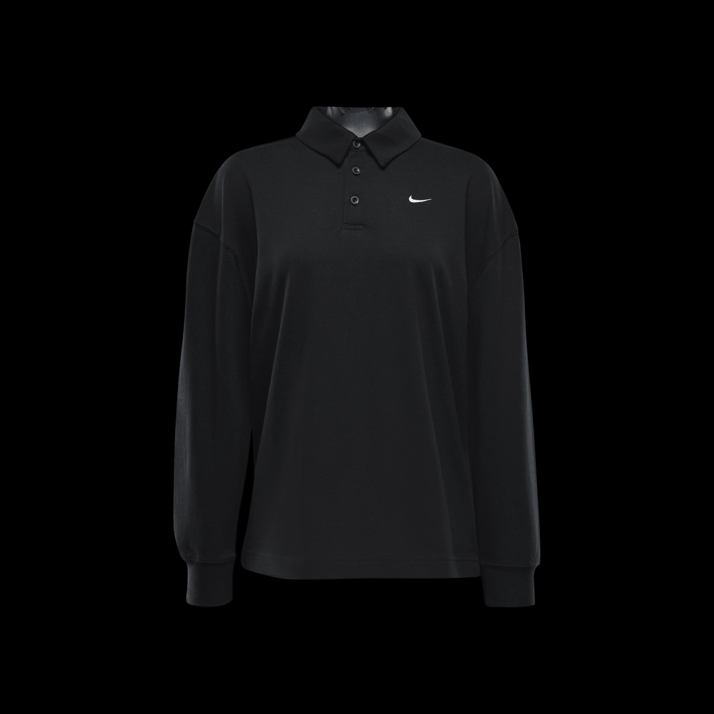 Nike Womens Nike NSW Essential Oversize Long Sleeve Polo - Womens Product Image