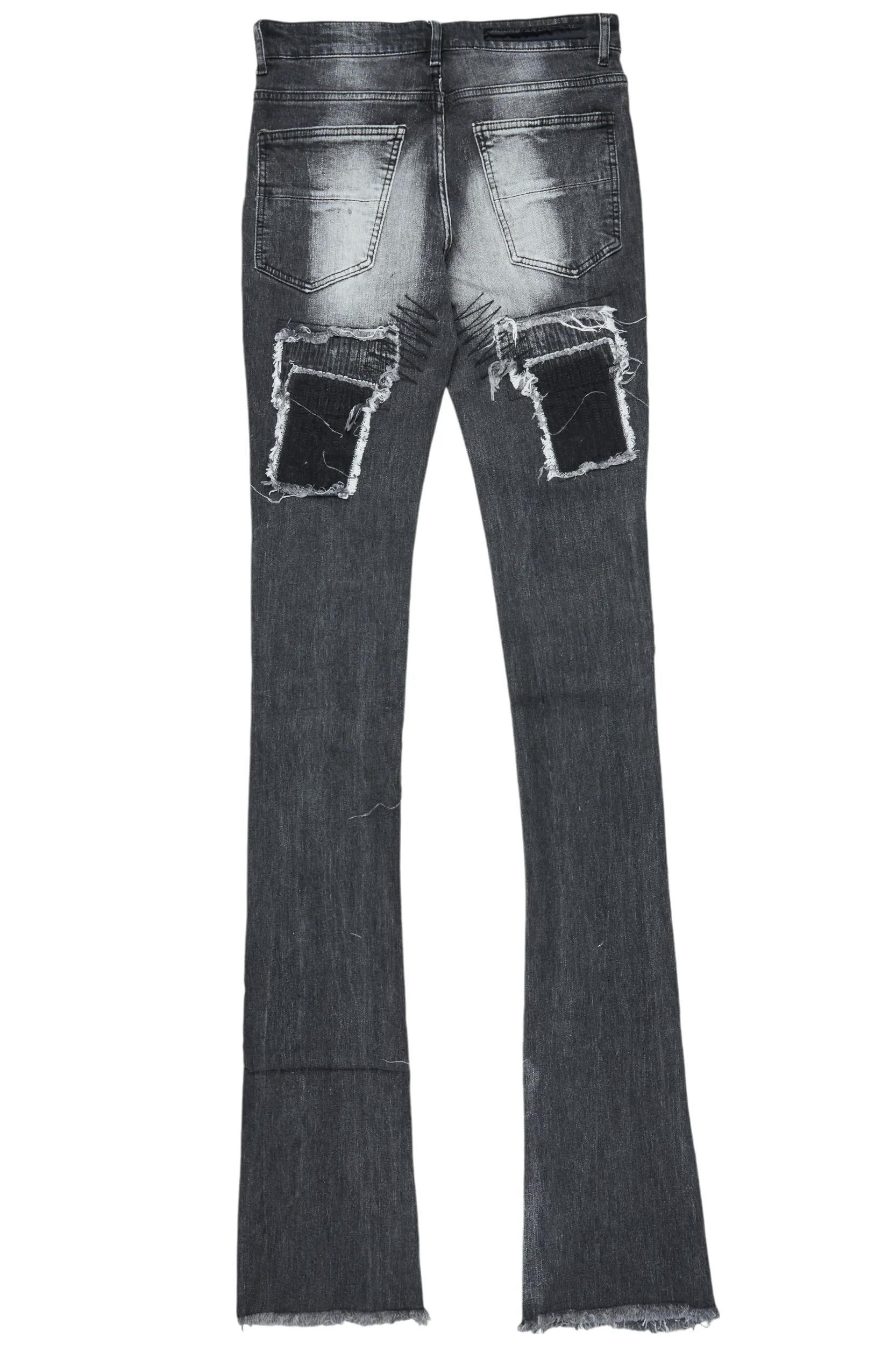 Camden Grey Super Stacked Flare Jean Male Product Image